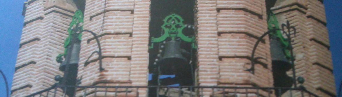 Detalle del campanario de la Mayor. fotografía extraida del libro Baza Ciudad Milenaria, Antonio García Paredes Muñoz, Raúl García de Paredes Espín