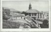 Imagen de 1920 que presenta el conjunto de la Alcazaba sobre La Colegiata de Ntra Sra de La Mayor