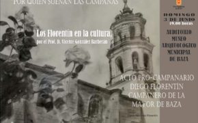 Dibujo elegido para hacer público el acto que en colaboración con el Ayuntamiento de Baza, se compromete con El Campanario de La Mayor de Baza y su rehabilitación. autor/Cesar Martínez Florentín,a los 12 años de edad